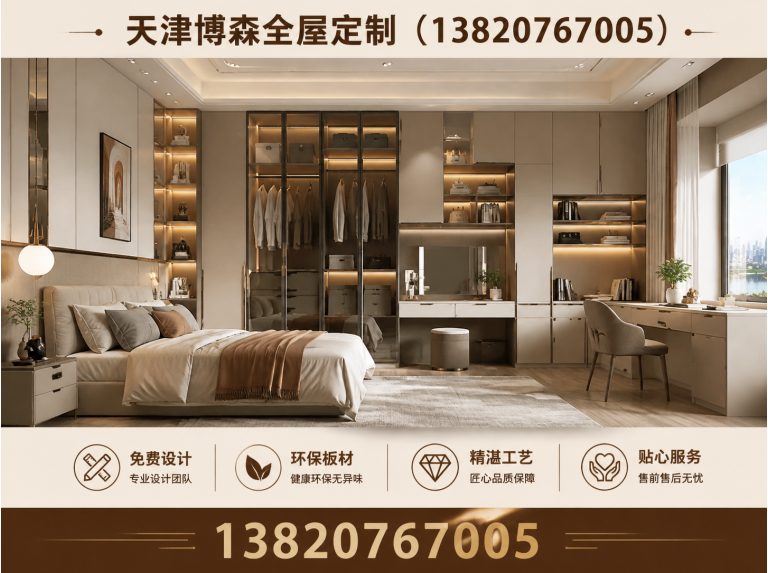 宁河区天津博森全屋定制展示图
